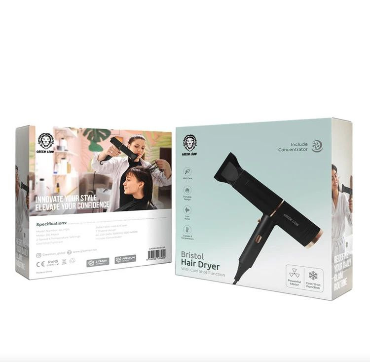 سشوار گرین لاین مدل 1400 وات Bristol Hair Dryer