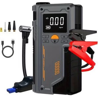 جامپ استارت خودرویی پاورفول مدل T700 ظرفیت 8000 میلیآمپر+چراغ قوه