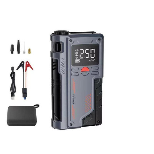 جامپ استارت خودرویی پاورفول مدل T700 ظرفیت 8000 میلیآمپر+چراغ قوه