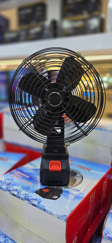 پنکه شارژی 48 ولت توری فلزی مدل FAN LITHIUM 3PIN