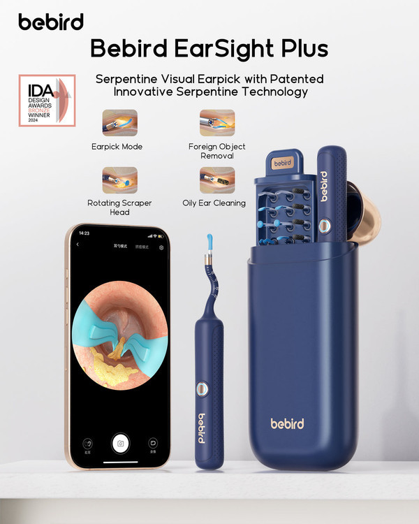 گوش پاک کن هوشمند دوربین دار مدل I35R برند bebird