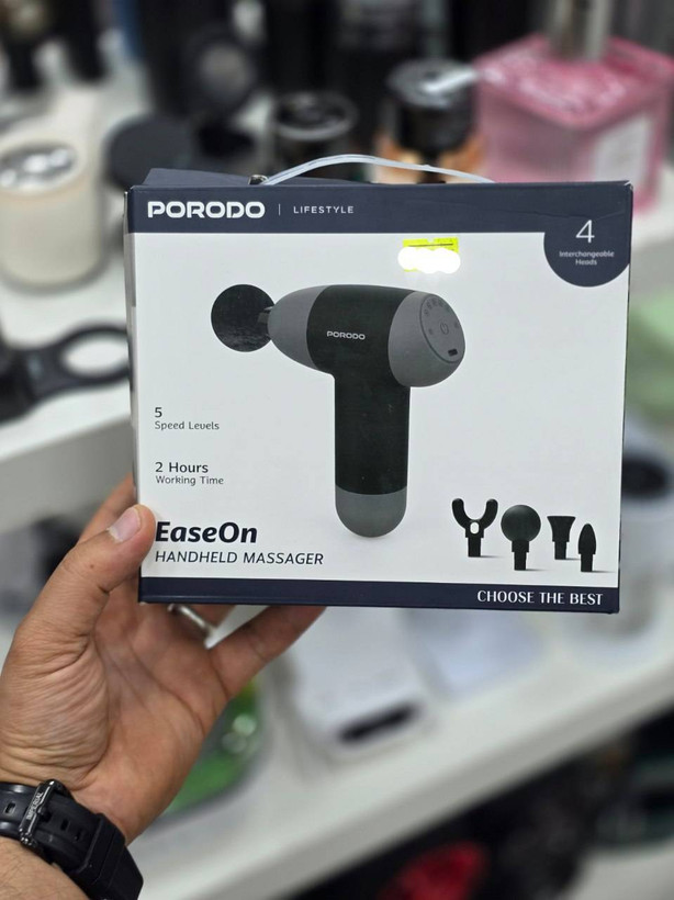 ماساژور تفنگی پرودو مدل EaseOn ا Porodo EaseOn Handheld Massager PDLFSTJ14