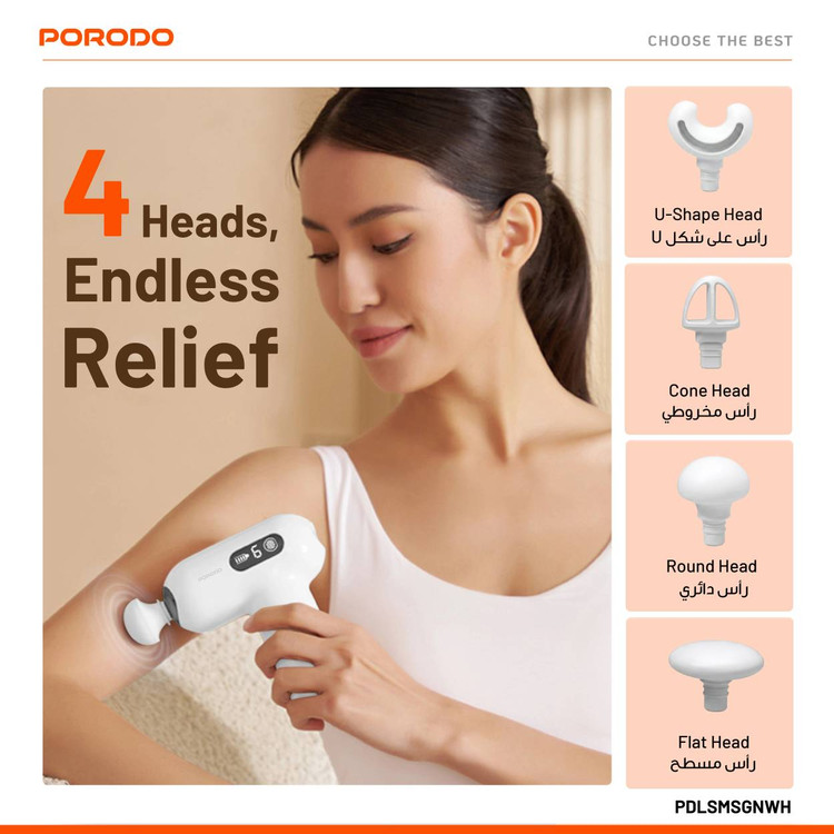 ماساژور مینی دستی Porodo Lifestyle Active Precision Massager مدل Active Precision پرودو